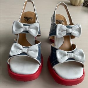 ISO need 6 1/2 or 37 this cute John Fluevog Mini BIPS Open Toe Slingback.